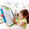 Pizarra Portatil Pizarron Doble Juego Didactico Juguete Hape 2