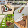 Delimitador Grama Divisor De Jardim Borda Mini Plástico 5m 6