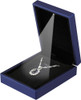 Joyero Rectangular Con Luz Led, Ideal Bodas - Azul 0