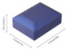 Joyero Rectangular Con Luz Led, Ideal Bodas - Azul 2