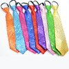 6 Corbatas Luminosas Lentejuelas Con Luces Led Cotillón 1