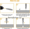 Extractor De Tornillos Para Atornilladora Kit Ferrofertas 2