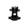 Aisladores Negros X50 Regulable Movil A Rosca Para Boyero 0 Aisladores Negros X50 Regulable Movil A Rosca Para Boyero 0