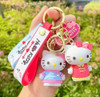 Llavero Goma 3d Hello Kitty Disney Marvel Kuromi Heroes 5