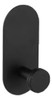 Accesorio Baños S5001c Negro Mate  Perchero  Adhesiva Aries 0