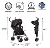 Dream On Me Vista Moonwalk Stroller | Cochecito Infantil Lig 1