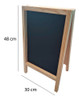 Pizarron Doble Caballete 30cm X 48cm 1