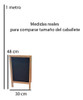 Pizarron Doble Caballete 30cm X 48cm 2