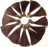 Kit 100 Pingentes Tassel Marrom 9 Cm Elegante Artesanato 2