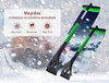 Cepillo Quita Nieve Y Rascador Para Auto Extraible Verde 6