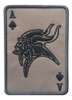 Parche Aplique Bordado Poker Cartas Casino Escalera Negra 6