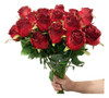 15 Flores Artificiales Rosas Rojas 0