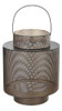 Kit 02 Lanternas Decorativa De Metal Preto E Bronze Btc 1