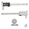 Paquímetro Digital 150mm De Aço Inox C/ Estojo Mm E Polegada 4