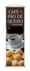 Banner Café E Pão De Queijo Preço Cafeteria Lona 100x30cm 0