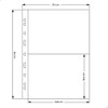 Fichário 40 Folhas P/ Cédulas 2 Espaços 32x24 Ziper Fosco Gg 4