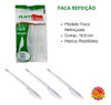 Kit 500 Faca De Plástico Descartável P/ Refeição Reforçada 1