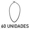 Extensor Corda Elastica Gancho Duplo 50cm Azul - 60un 1