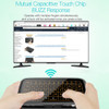 Teclado Sem Fio H18+ 2.4ghz Full Touchpad Luz De Fundo 7