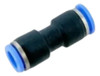 (4 Peças) União Emenda Reta Pu 6mm Pneumática Engate Rápido 0
