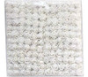 Mini Cabezas De Flores De Rosas Falsas 144 Pcs Color Blanco 2