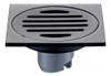 Desagüe Rejilla Ducha Baño 10x10 Acero Negro Mate Acra 0
