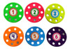Sticks X 6 Un Colores Aqua Club Pileta 8923 Caffaro 2