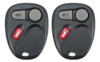 2pc 3 Botón Keyless De La Entrada Control Remoto Llavero Tra 0