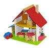 Mini Chalé Com Garagem - Wood Toys 1