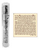 Talisman4u Jerusalem Clear Mezuzah Case With Scroll Silver O 0