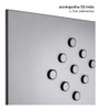 Quadro Magnético Modular 50x205cm - Prata Fosco + 50 Ímas 2