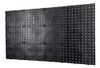 Painel De Ferramentas 208x104 Plástico Com 168 Ganchos Preto 0