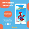 Spidey Spiderman Invitación Animada En Video Digital 2