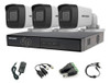 Kit Hikvision Full Hd 2mp 3 Cámaras Bullet. 0