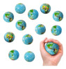 Pack De 12 Pelotas Forma Planeta Tierra Blandas 4