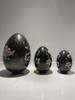 Antiguos Huevos Decorativos Orientales Originales 2