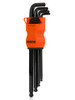 Set Llaves Allem Hexagonal 9 Pcs Pulgadas Hamilton Lh40 0