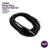 Cable Para Parlante Bafle Plug-plug Profesional Mallado 2