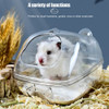 Caixa De Banho Para Hamster Transparente De Grande Espaço À 7