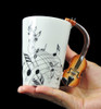 Estados Unidos Stock 220ml Cerámica Música Café Té Taza Lech 2