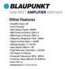 Blaupunkt Amp1604 1600 Vatios - Amplificador De Rango Comple 6