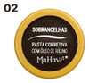 Kit 12 Pasta Corretiva Para Sobrancelhas Mahav 5