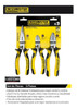 Kit Herramientas Set Pinzas 3 Piezas Crossmaster Industrial 1