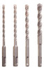 Juego De Brocas Rannb Martillo Rotatorio 5 Puntas Sds Plus 0