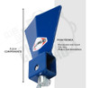 Agogo Mini Contemporânea Azul Pequeno C/ Clamp 3