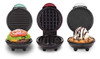 Dash Dgms03gbcl Mini Maker + Grill Griddle + Waffle Iron, Pa 0