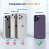 Funda 3en1 Para iPhone 14 Pro Case, Pack De 2 Protectores 1
