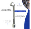 Bico De Ar Encher Pneu P/ Mangueira E Compressor Pino Engate 4