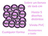 100 Stickers De Tu Logo Personalizado 6x6cm Pvc Vinilo 1