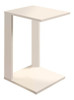 Mesa Lateral De Trabalho E Estudo Off White Sofisticada 0